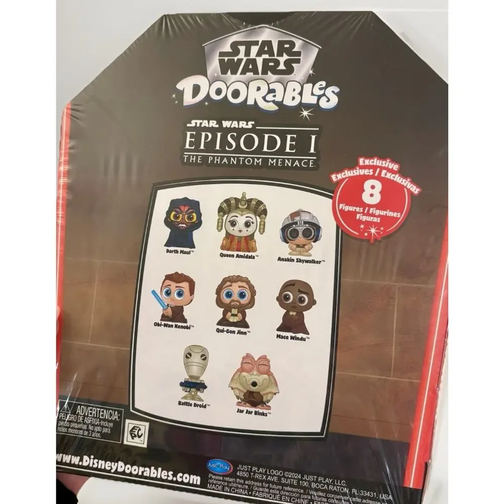 NEW DISNEY DOORABLES Star Wars Ep.1 Phantom Menace Collection MINI FIG x8 SEALED
